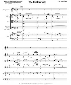 The First Nowell - full score The First Nowell