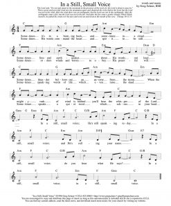 In a Still, Small Voice