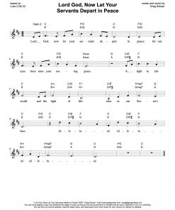 Lord God, Now Let Your Servants Depart in Peace