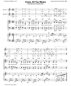 come_all_you_weary Come, All You Weary