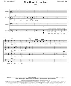 I Cry Aloud to the Lord