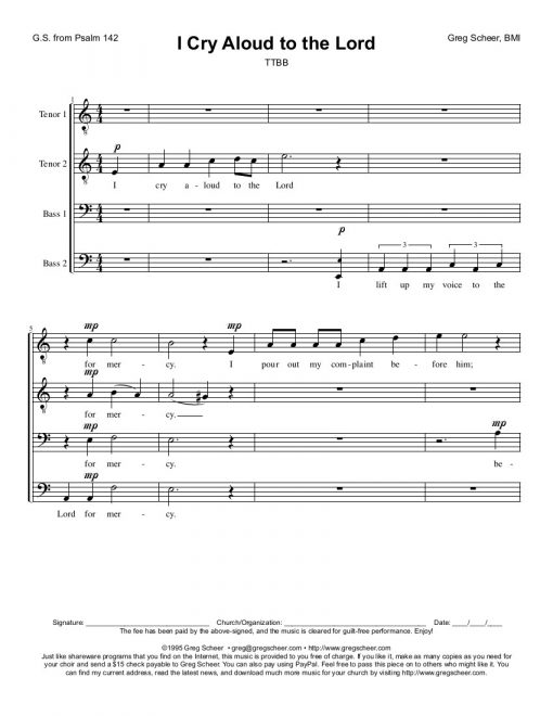 i_cry_aloud I Cry Aloud to the Lord