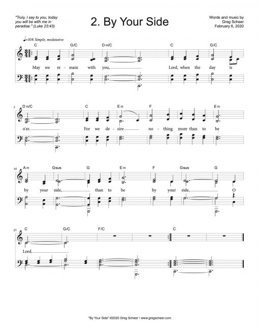 Seven Last Words: 2. By Your Side