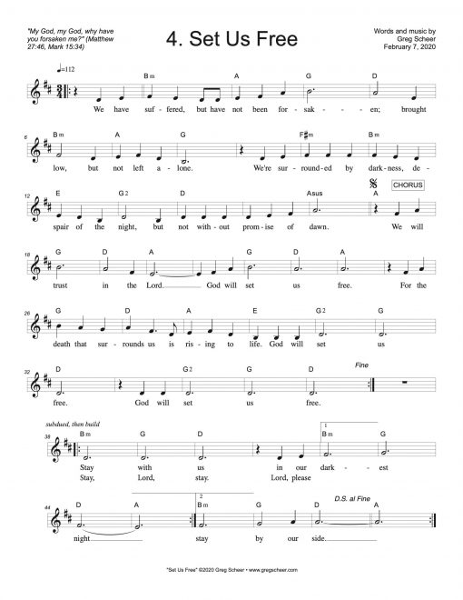 Seven Last Words: 4. Set Us Free