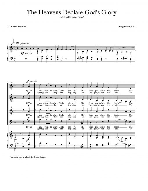 Psalm 19: The Heavens Declare God's Glory