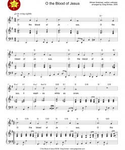 o_the_blood_of_jesus-piano-justaddpeople O the Blood of Jesus