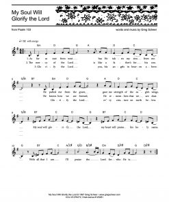 Psalm 103: My Soul Will Glorify the Lord