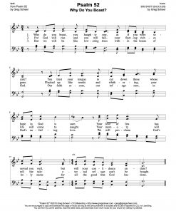 Psalm 52: Why Do You Boast?