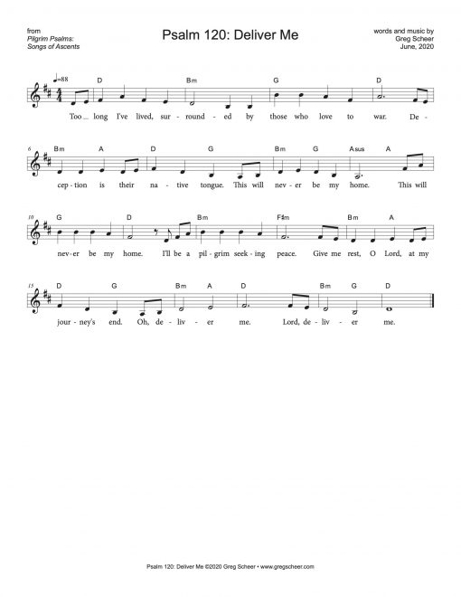 Psalm 120: Deliver Me