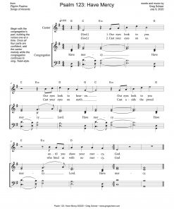 Psalm 123: Have Mercy
