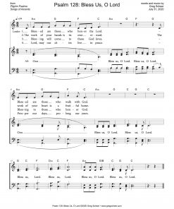 Psalm 128: Bless Us, O Lord