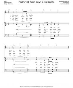 Psalm 130: From Down in the Depths