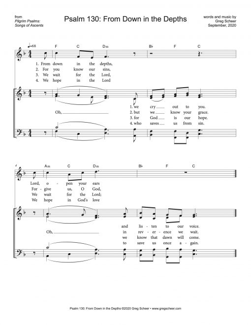 Psalm 130: From Down in the Depths