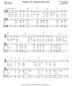 Psalm 131: Wait for the Lord