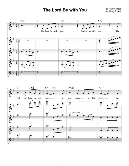 The Lord Be with You