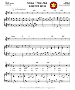 Come, Thou Long-Expected Jesus (HYFRYDOL)