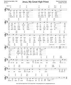 Jesus, My Great High Priest