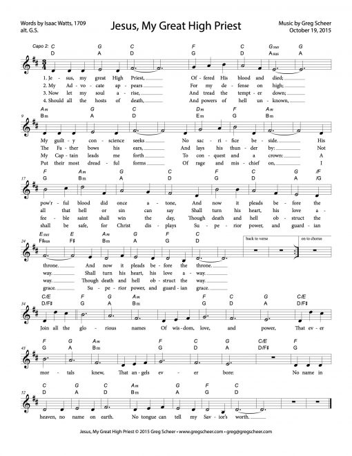 jesus_my_great_high_priest-lead Jesus, My Great High Priest