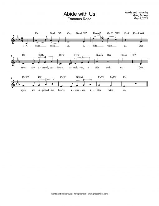 Abide with Us (Emmaus Road)