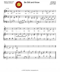 be_still_and_know (1) Be Still and Know