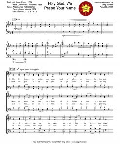 Holy God, We Praise Your Name (GROSSER GOTT)