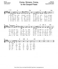 come_sinners_come_to_the_gospel_feast Come, Sinners, Come, to the Gospel Feast