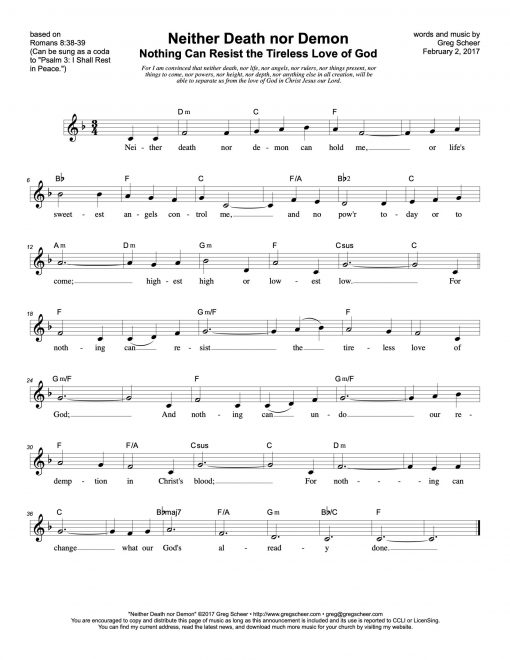 Neither Death Nor Demon