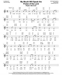 Psalm 145: My Mouth Will Speak the Praise of the Lord