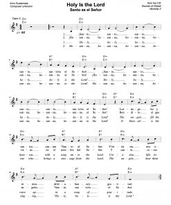 Holy Is the Lord/Santo Es El Señor
