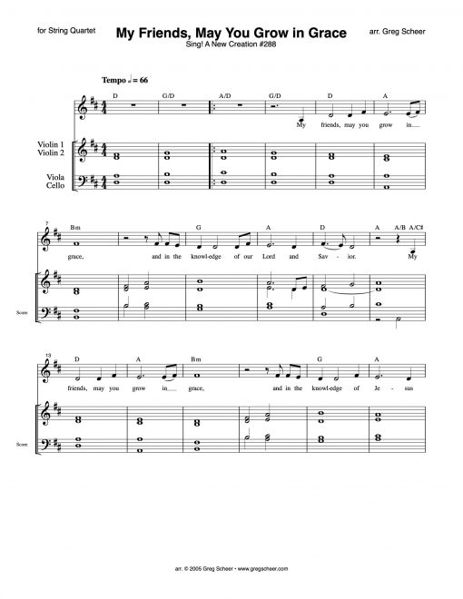 my_friends_may_you_grow-strings My Friends, May You Grow in Grace (string orchestra)