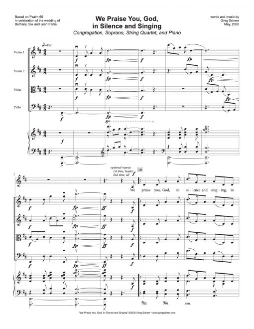 Psalm 65: We Praise You, God, in Silence and Singing