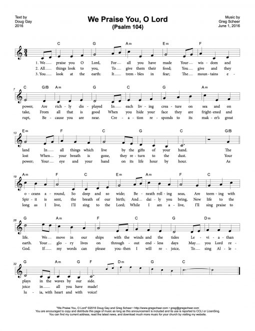 psalm_104-doug_gay Psalm 104: We Praise You, O Lord