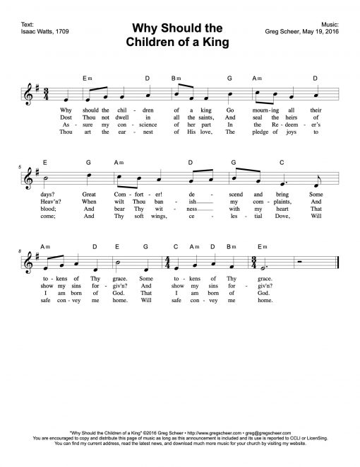 why_should_the_children Why Should the Children of a King