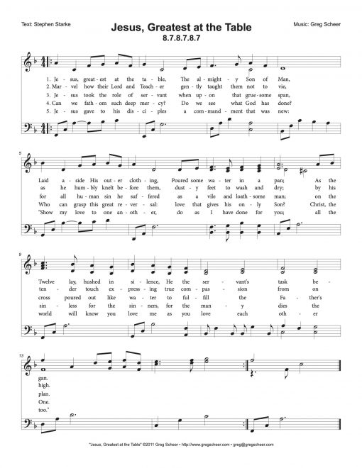 Jesus, Greatest at the Table