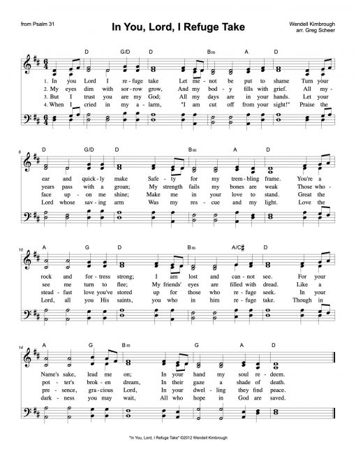 kimbrough-in_you_lord_i_refuge_take-psalm_31 Psalm 31: In You, Lord, I Refuge Take
