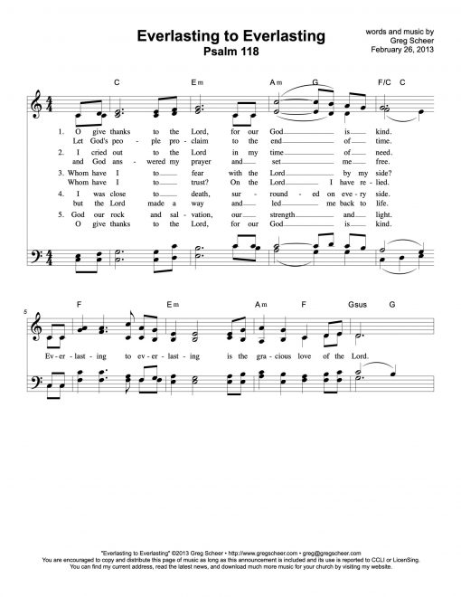 Everlasting to Everlasting