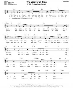 weaver_of_time The Weaver of Time (I Will Praise Your Name)