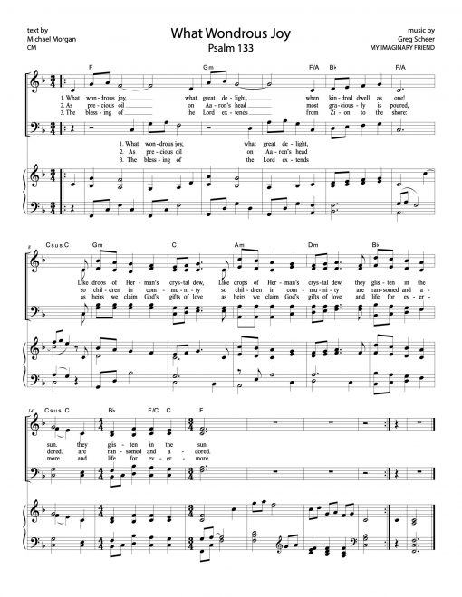Psalm 133: What Wondrous Joy