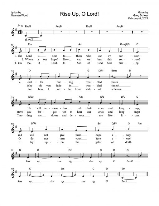 Psalm 9-10: Rise Up, O Lord!