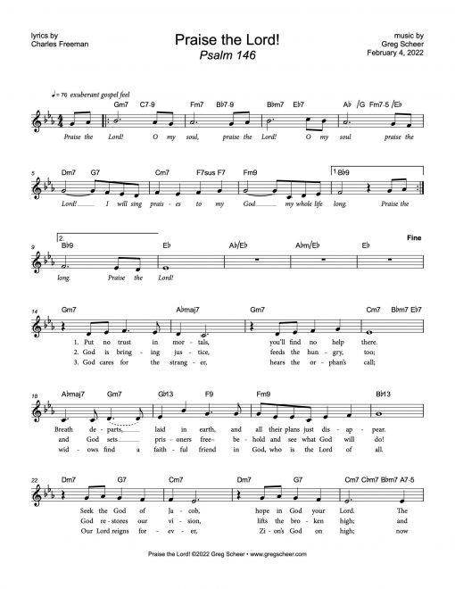 Psalm 146: Praise the Lord!