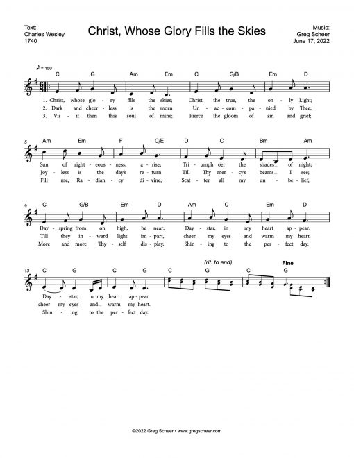 christ_whose_glory_fills_the_skies-lead Christ, Whose Glory Fills the Skies