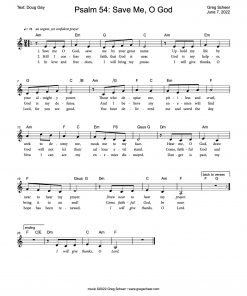 Psalm 54: Save Me, O God