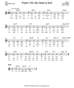 Psalm 102: My Heart Is Sick