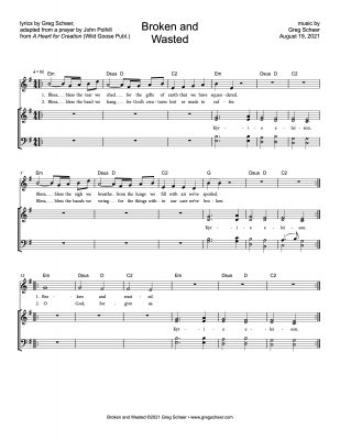 Broken and Wasted – Greg Scheer Music