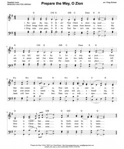 Prepare the Way, O Zion