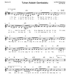 Tuhan Adalah Gembalaku/You, Lord, You Are My Shepherd of Love