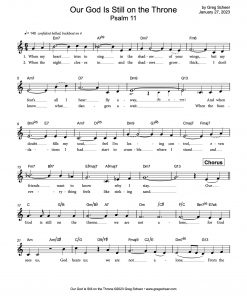 Psalm 11: Our God Is Still on the Throne