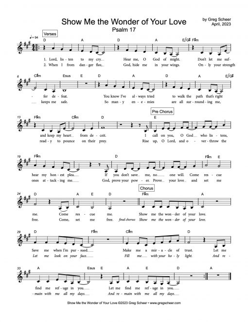 psalm_017-show_me_the_wonder_of_your_love-lead Psalm 17: Show Me the Wonder of Your Love