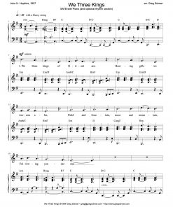 we_three_kings-SATB We Three Kings