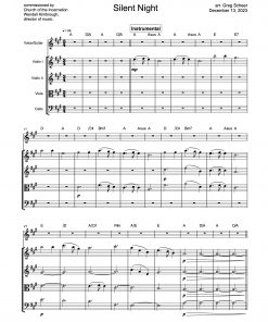 Silent Night – strings